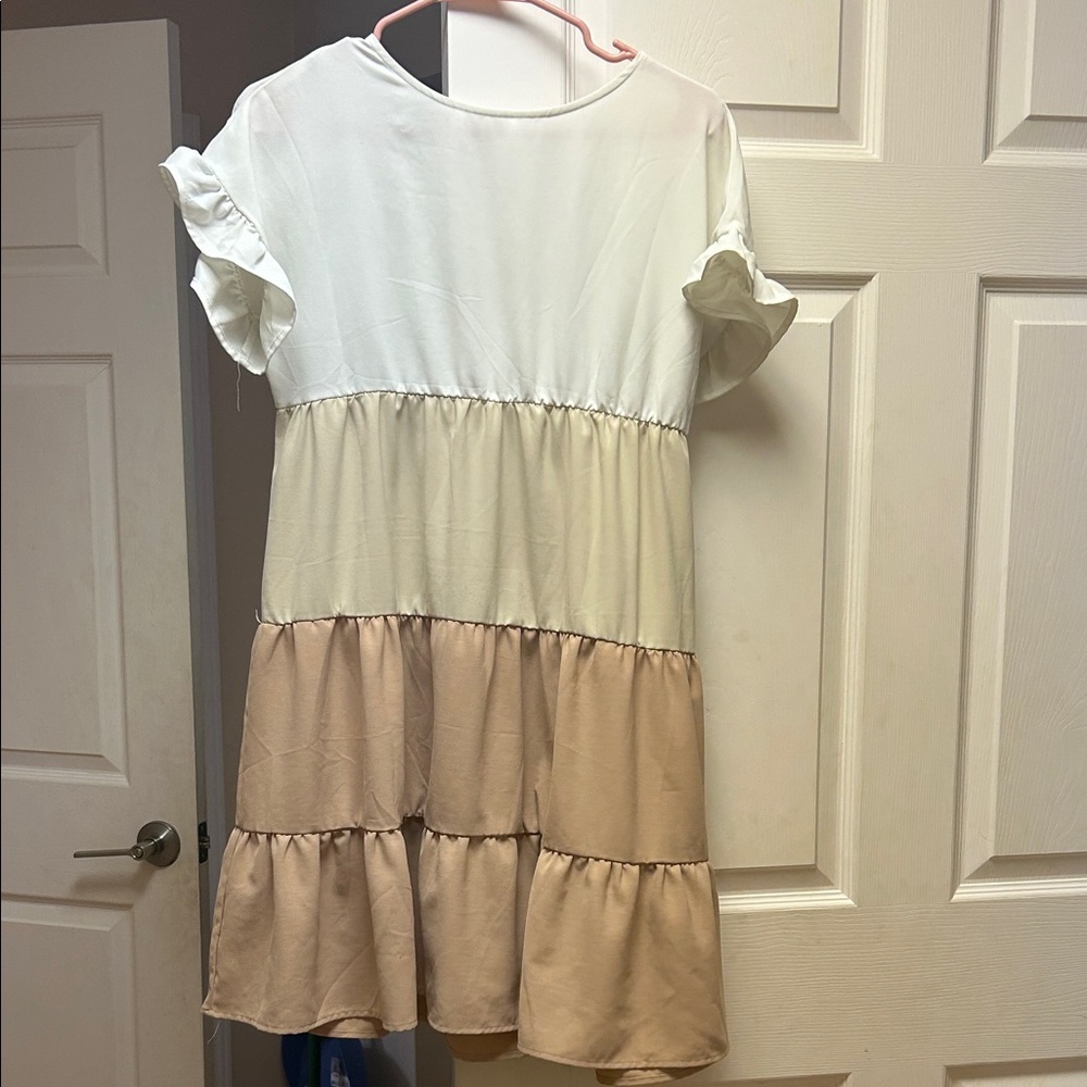 White and Cream  Dress